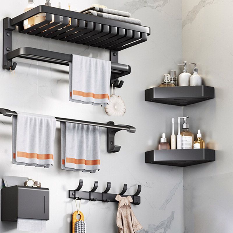 Traditional black bathroom accessories individually or in a set