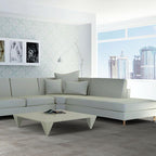 Living Spaces Square Vinyl Flooring Peel and Stick Fabric Look PVC Floor Covering