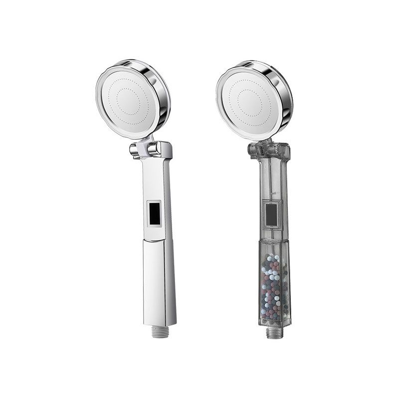 Standard Constant Temperature Shower Head Round Metal Adjustable Spray Pattern Shower Head