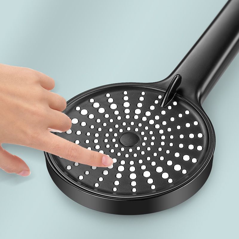 Contemporary Round Shower Head Pure Color Hand Shower