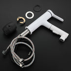 Modern Extendable Sink Faucet Bathroom Faucet Brass 1 Handle Sink Faucet with Water Hose