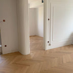 Solid Wood Parquet Contemporary Wood Deck Tiles