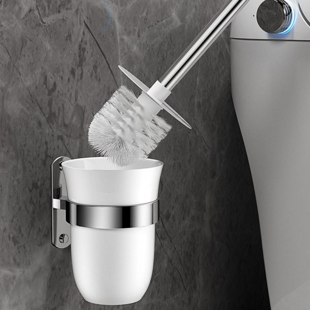 Modern Bathroom Accessory as a Single Item or in a Set Polished Chrome Bath Set