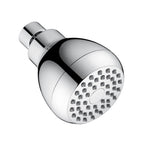 Silver Round Shower Head Standard Spray Pattern Wall Mounted Shower Head