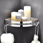 Modern Bathroom Hardware Set Silver Bathroom Shelf Bathroom Hardware Set