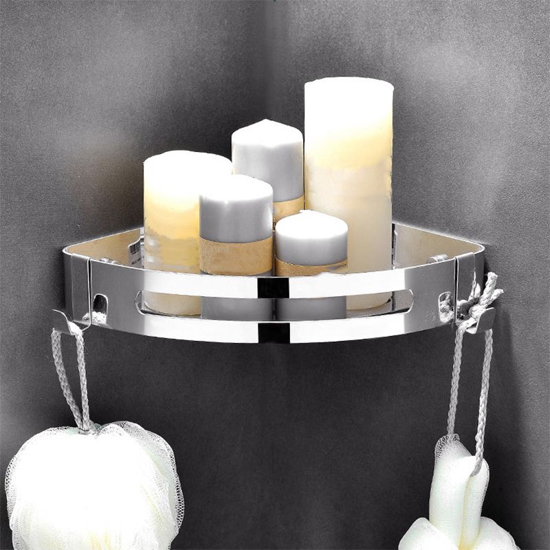 Modern Bathroom Hardware Set Silver Bathroom Shelf Bathroom Hardware Set