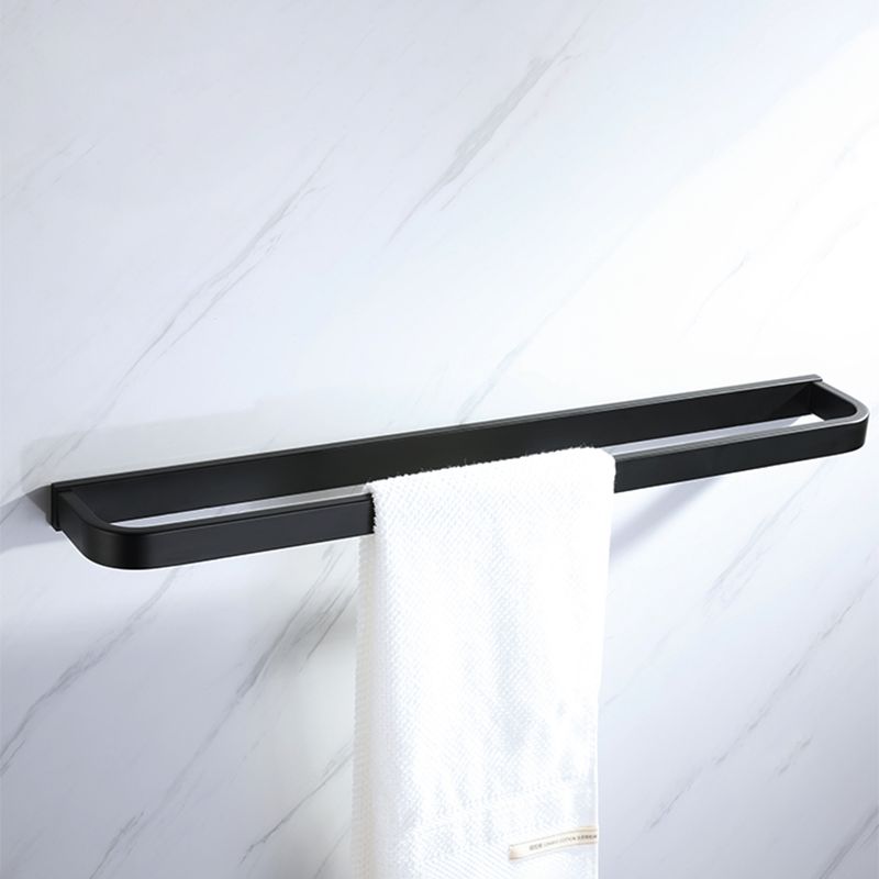 Modern Bathroom Hardware Set Bathroom Shelf Towel Bar Black Bathroom Hardware Set