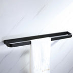 Modern Bathroom Hardware Set Bathroom Shelf Towel Bar Black Bathroom Hardware Set