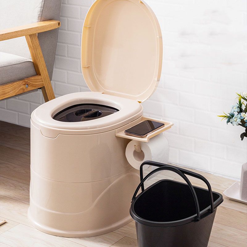 Floor-mounted Plastic WC One-piece WC Modern Toilet Bowl