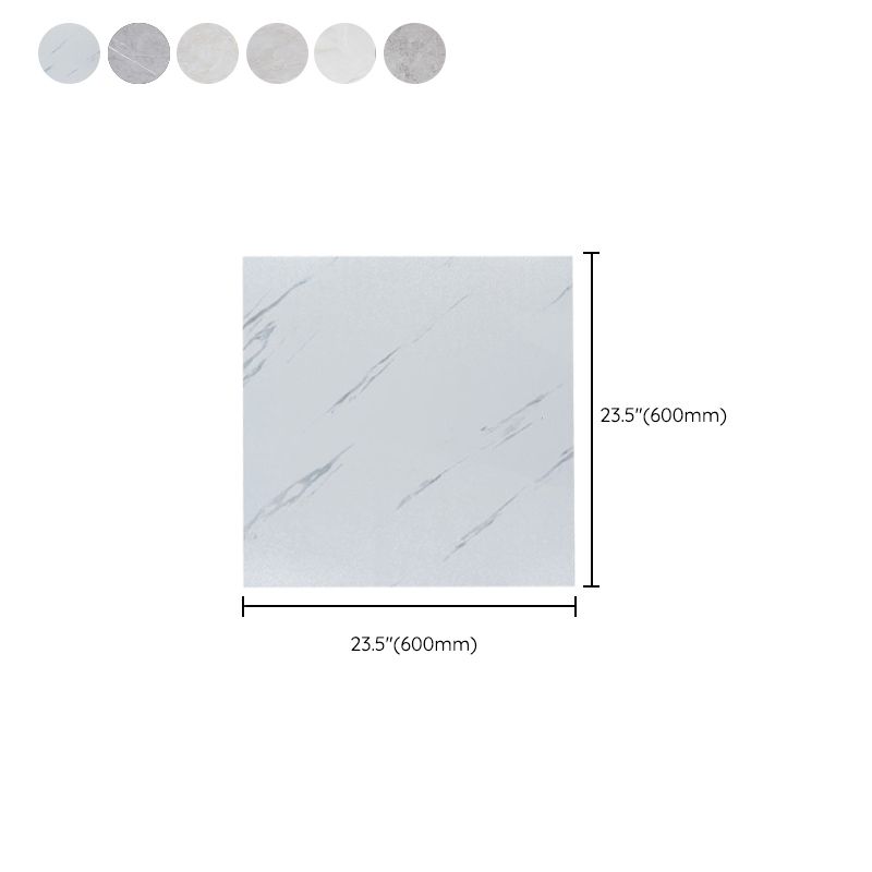 Modern vinyl tiles made of plastic, self-adhesive, marble look, fade-resistant tile floor