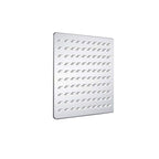 Silver Dual Shower Head 3 Settings Medium Flow Wall Mounted Shower Head