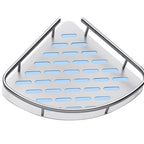 3-piece modern bathroom accessory set aluminum bathroom shelf in silver