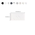 Peel and Stick Tiles Rectangular Peel and Stick Backplate 10 Pack