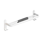 White contemporary bathroom accessory set stainless steel aluminum bathroom set