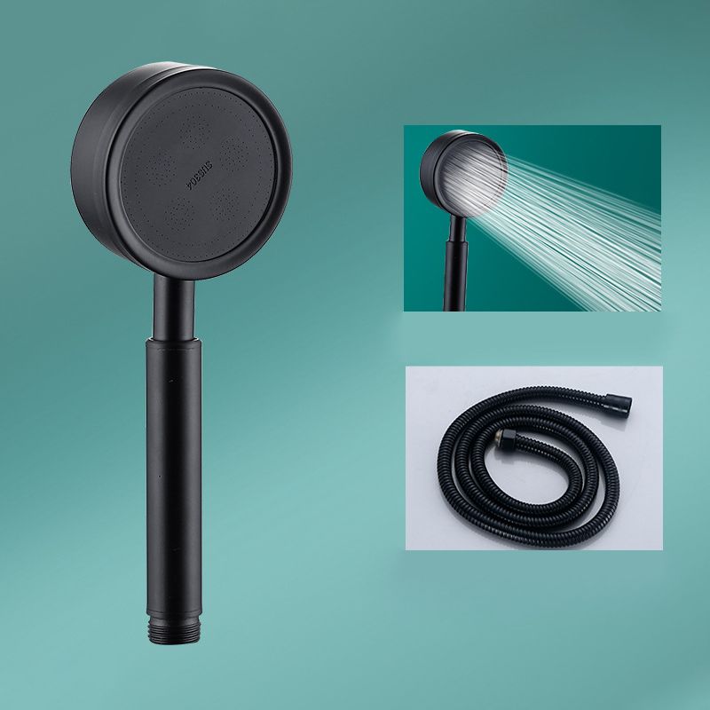 Contemporary shower combination hand shower with round shape