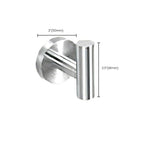 Metal Simple Bathroom Accessories as a Single Piece or in a Set in Silver