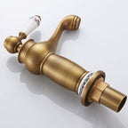 Low arch country vessel faucet single lever brass faucet for bathroom