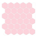 Self-adhesive tiles Solid Color Hexagonal Scratch-resistant Self-adhesive tiles