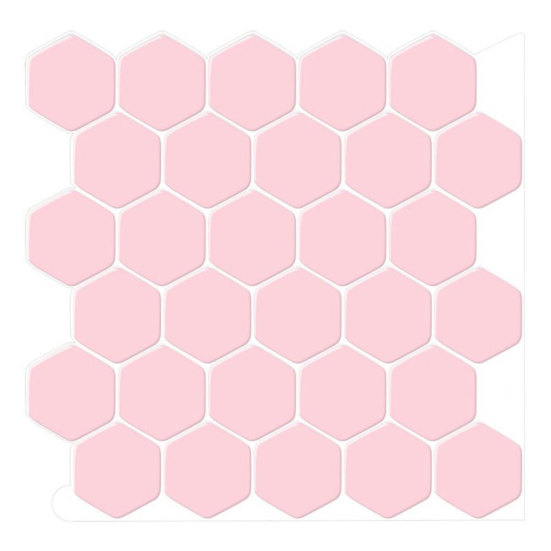 Self-adhesive tiles Solid Color Hexagonal Scratch-resistant Self-adhesive tiles