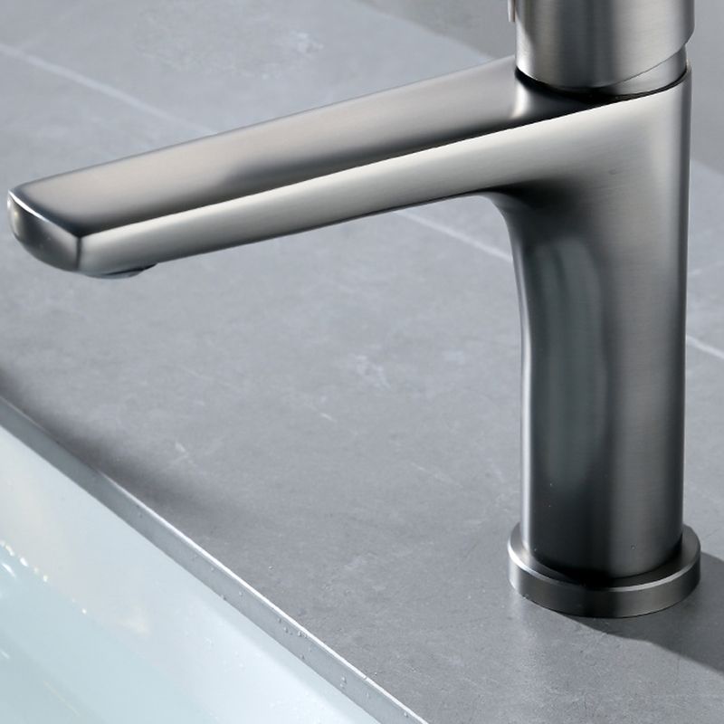Contemporary Centerset Faucet Single Handle Faucet for Bathroom