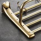 Traditional Bathroom Fixtures Gold Bathroom Shelf Bathroom Accessory Set