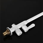 Single Cold Water Valve Uniform Color High Arc Deck Mounted Bathtub Faucet