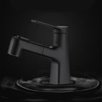 Contemporary Vessel Faucet Metal Single Handle Low Arc Vessel Faucet for the Bathroom
