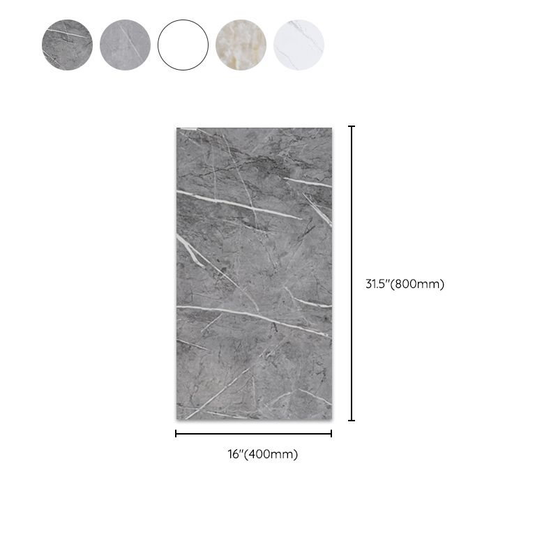 Field tile wallpaper waterproof removable and adhesive wall tile with rectangular shape
