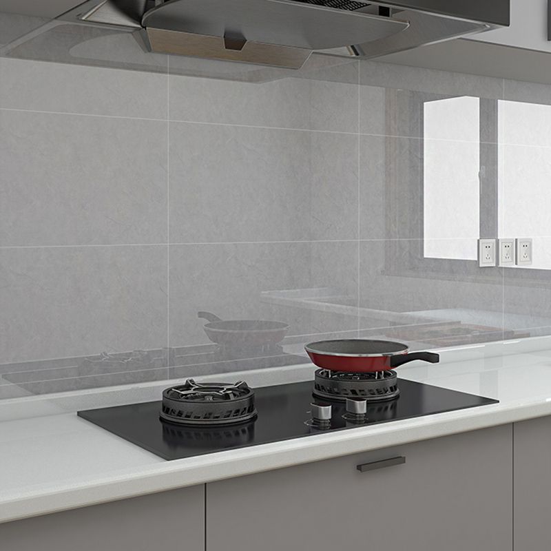 Modern kitchen tile waterproof smooth Peel and Stick splash guard tile