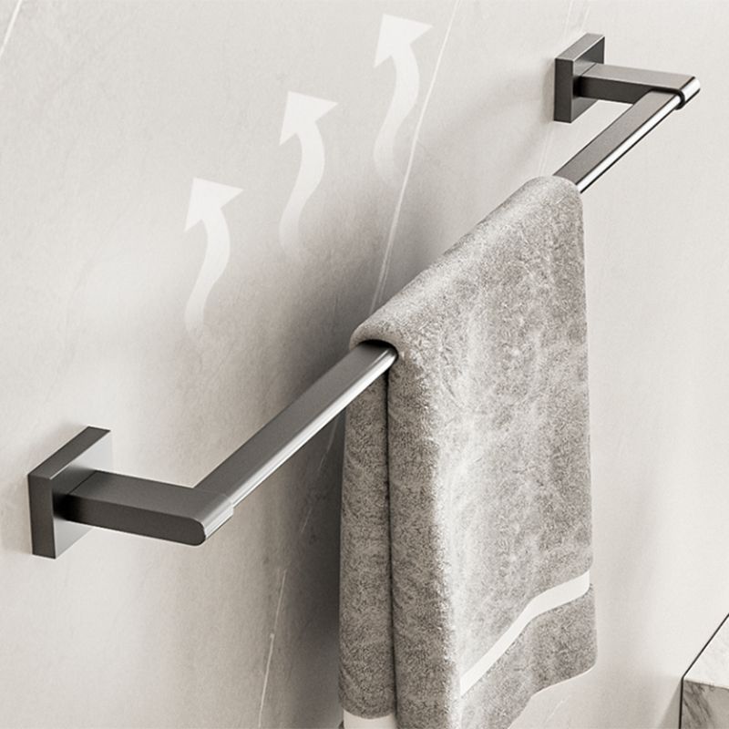 Modern bathroom accessory set Bathroom shelf Towel bar gray bathroom accessory set