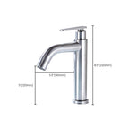 Modern Vessel Faucet Stainless Steel Low Arc Sink Faucet