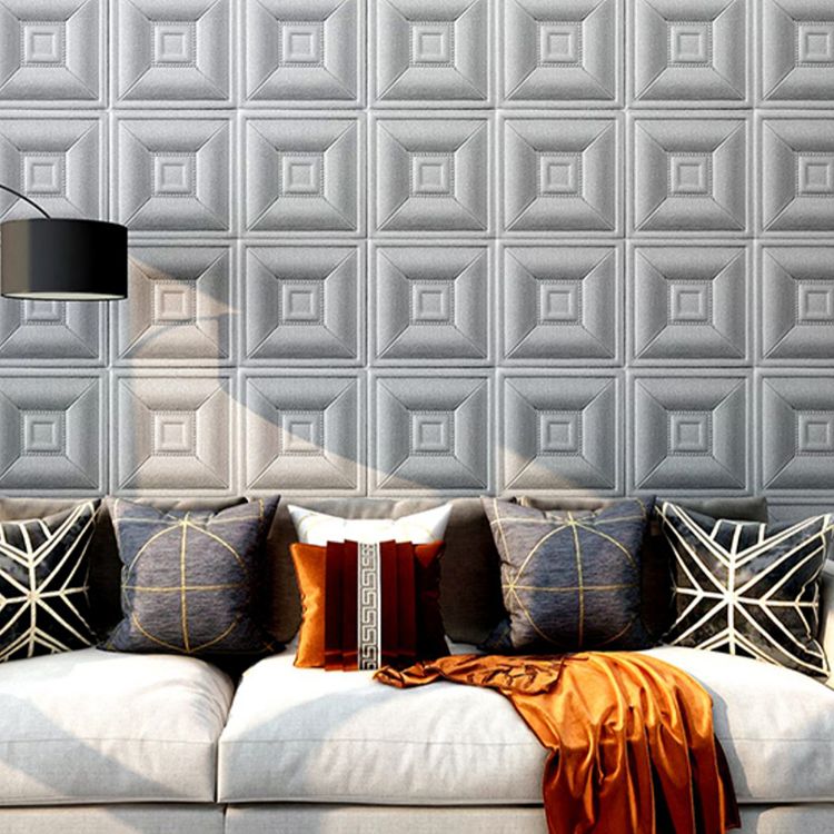 Glam Cord Access Panel PVC Self-Adhesive 3D Embossing Waterproof Wall Panel