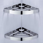 Silver/Black Bathroom Set Modern 1/2/3 Piece Anti-Rust Bathroom Shelf