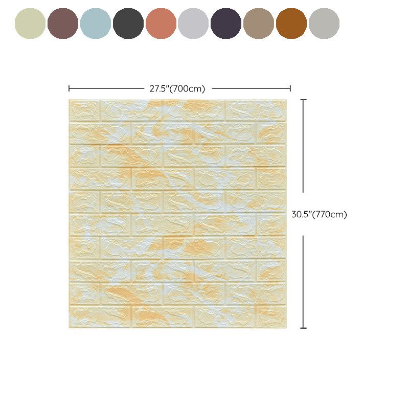 Farmhouse Wall Panel 3D Brick Bedroom and Living Room Wall Panels Set of 2