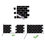 Peel-and-Stick Tile Square Stain-Resistant Mosaic Peel-and-Stick Tile for the Kitchen
