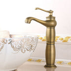 Low arch country vessel faucet single lever brass faucet for bathroom