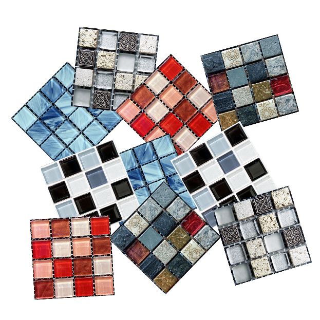 Mosaic tile for stripping and gluing tile mirror kitchen removable wall tile