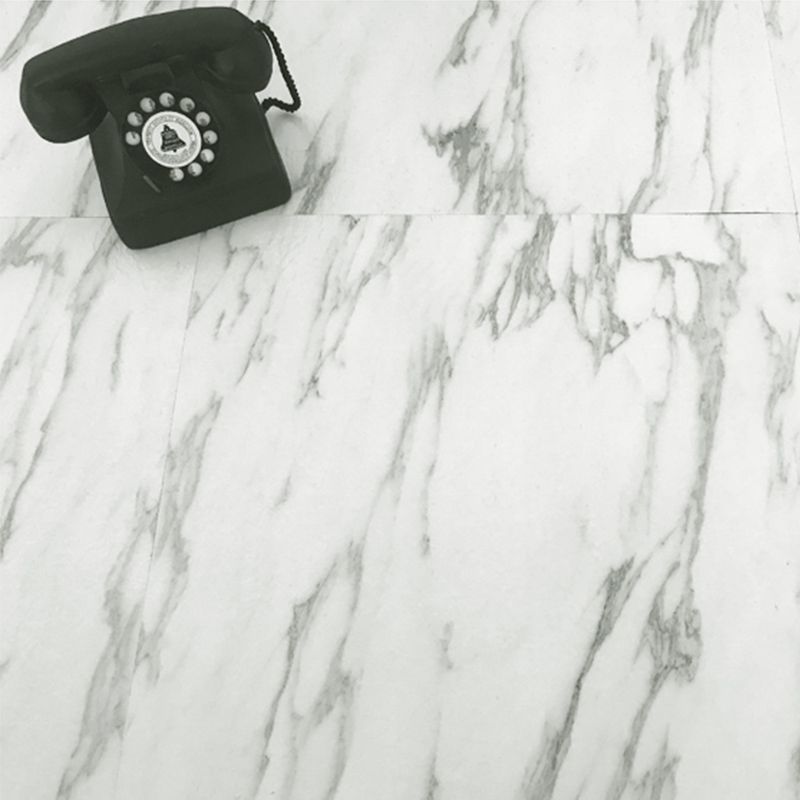 Square PVC flooring Peel & Stick stone design vinyl floor for the living room
