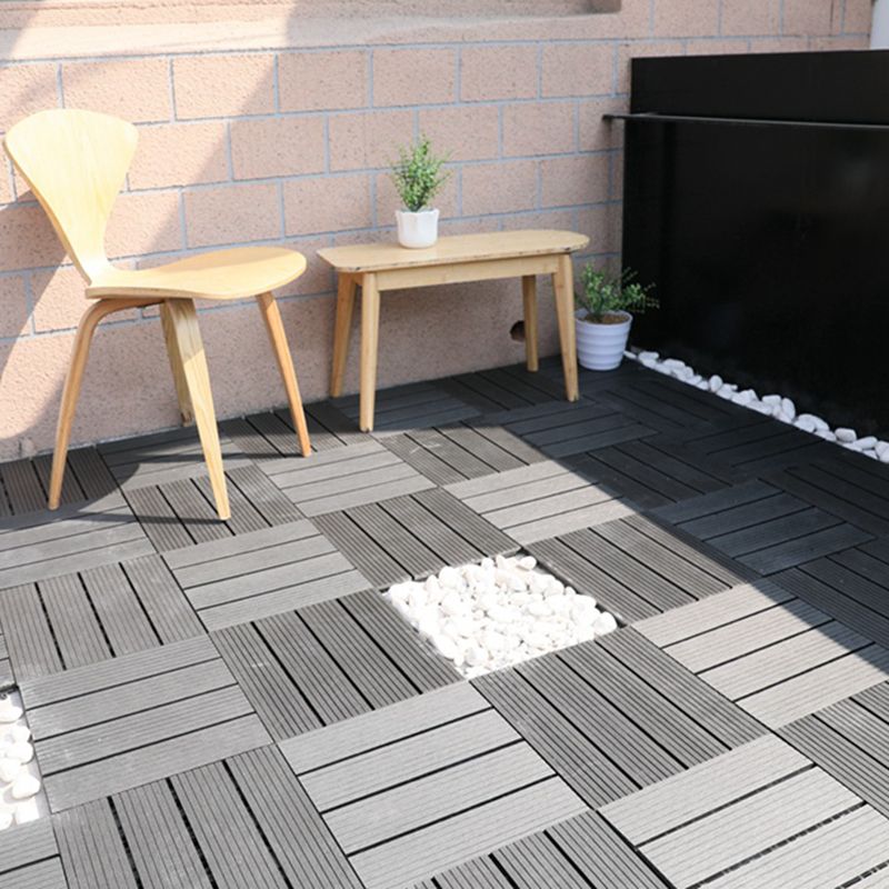 Striped Pattern Patio Tiles Laying Pattern Square Deck Board Outdoor Patio