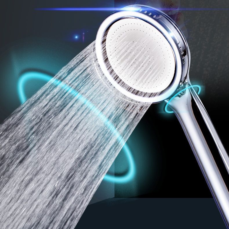 Round Handheld Shower Head made of Plastic Contemporary Style Shower Head