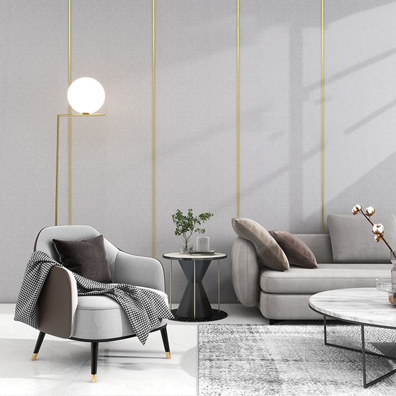 Classic simple wall covering for peeling off and attaching, stain-resistant for the living room