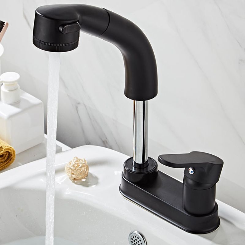 Modern 1-Hand Sink Faucet 2 Hole Centerset Bathroom Fixture