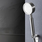 Round Shape Handheld Showerhead Traditional Metal Wall Mounted Hand Shower