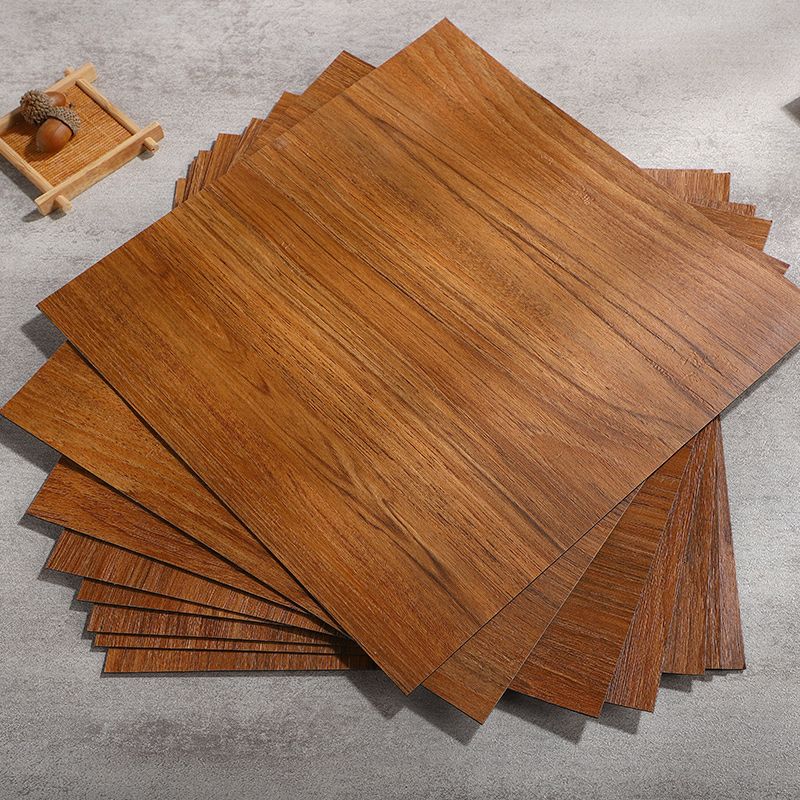 Modern Vinyl Floor Planks Self-Adhesive Wood Look Embossed PVC Flooring