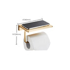 Golden Modern 5-piece Bathroom Accessories Set Brushed Brass Towel Holder/Paper Holder