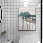 Wall floor tile imitation marble paste waterproof floor tile wallpaper