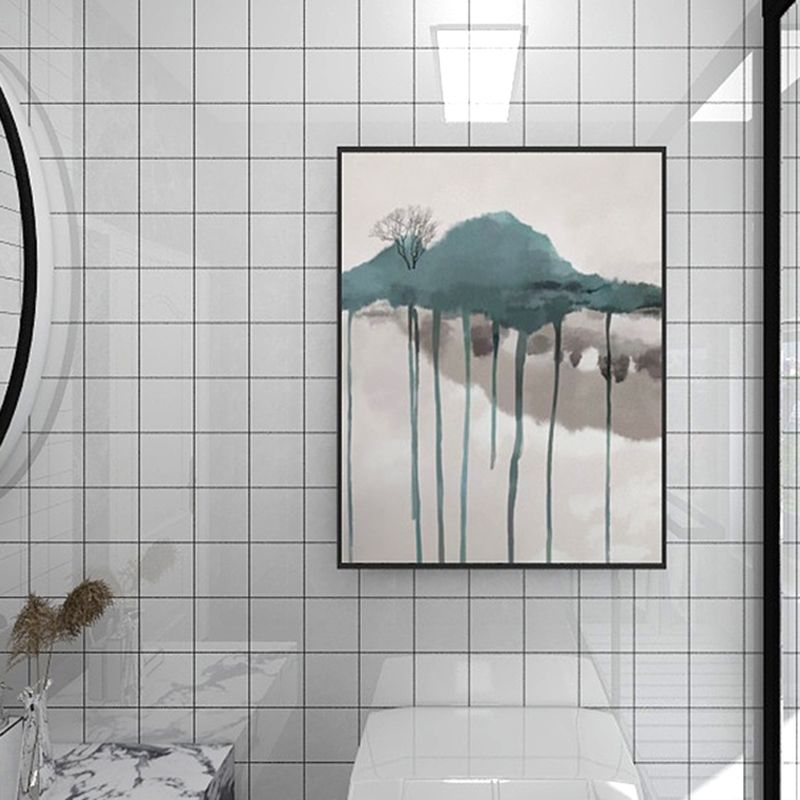 Wall floor tile imitation marble paste waterproof floor tile wallpaper