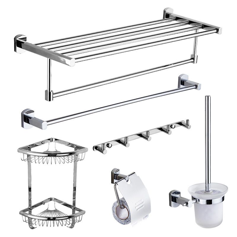 Modern Bathroom Accessory Set Stainless Steel Bathroom Rack Towel Holder Bathroom Accessory Set