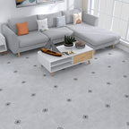 Home Indoor Vinyl Floor Spiral Marble Print Square PVC Vinyl Floor
