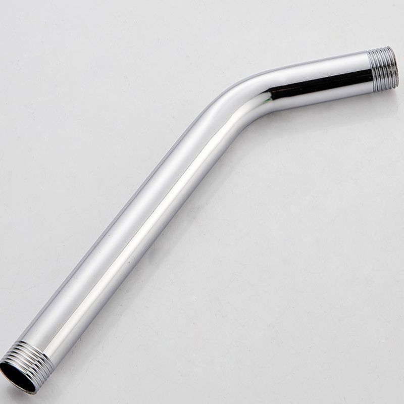 Silver Square Double Shower Head Modern Water Filtration Wall-Mounted Shower Head